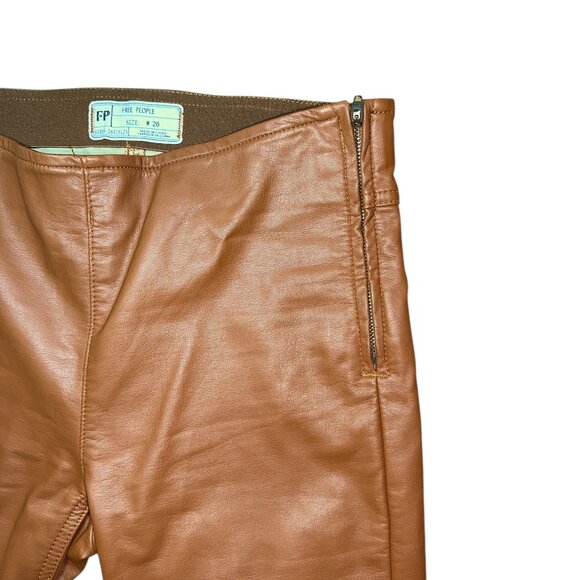 Free People Penny Pull On Flare | Cognac | Size 26 - Picture 4 of 8